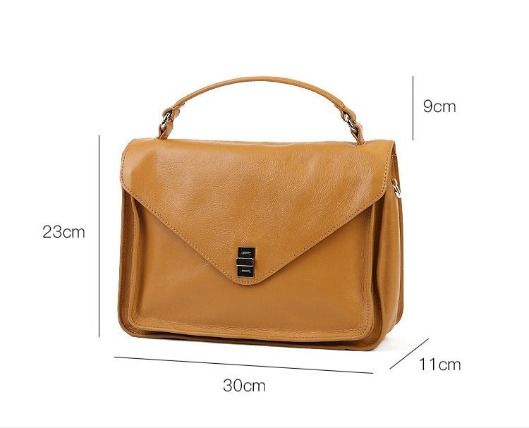 Genuine Leather Messenger Bag