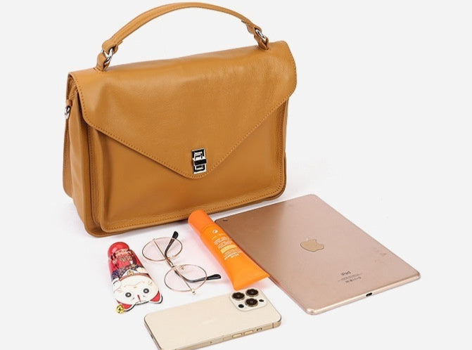 Genuine Leather Messenger Bag