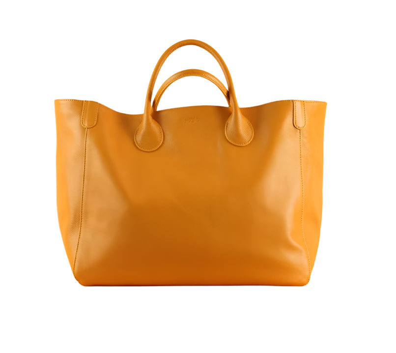 Top Layer Leather Hand-held Fashionable Ladies Tote Bag