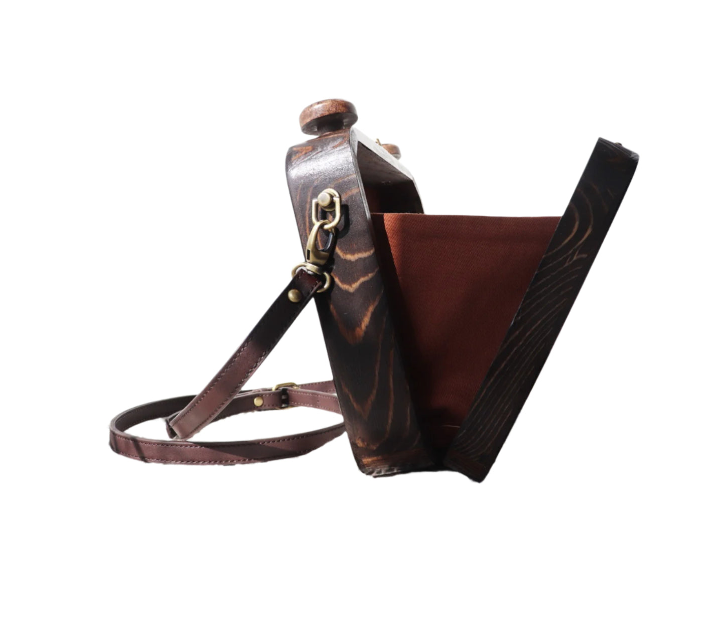 Wooden Travel Retro Literary Cute Cat Bag