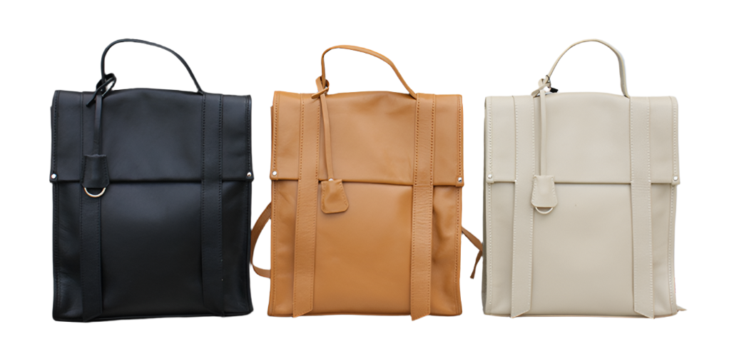 Women's Double Shoulder Commuting High-capacity Leather Backpack