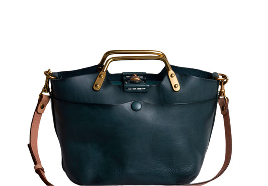 Genuine Leather Shoulder Messenger Handbag Retro