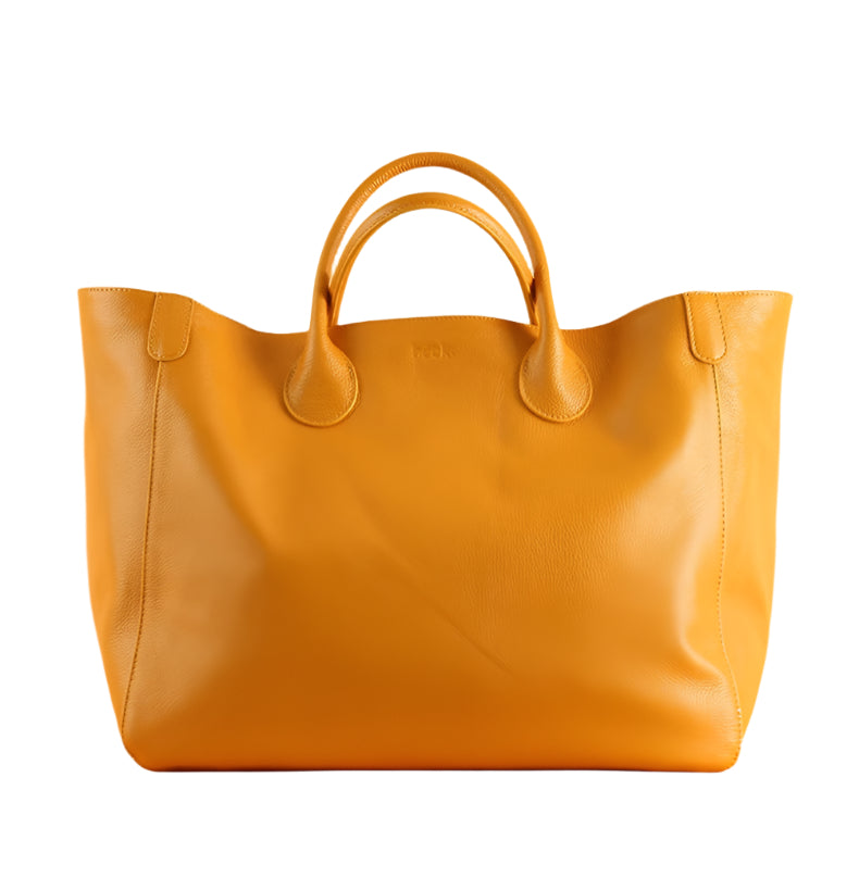 Top Layer Leather Hand-held Fashionable Ladies Tote Bag