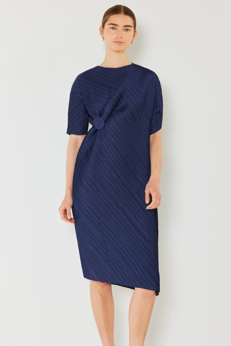 Copenhagen Pleated Dolman Dress