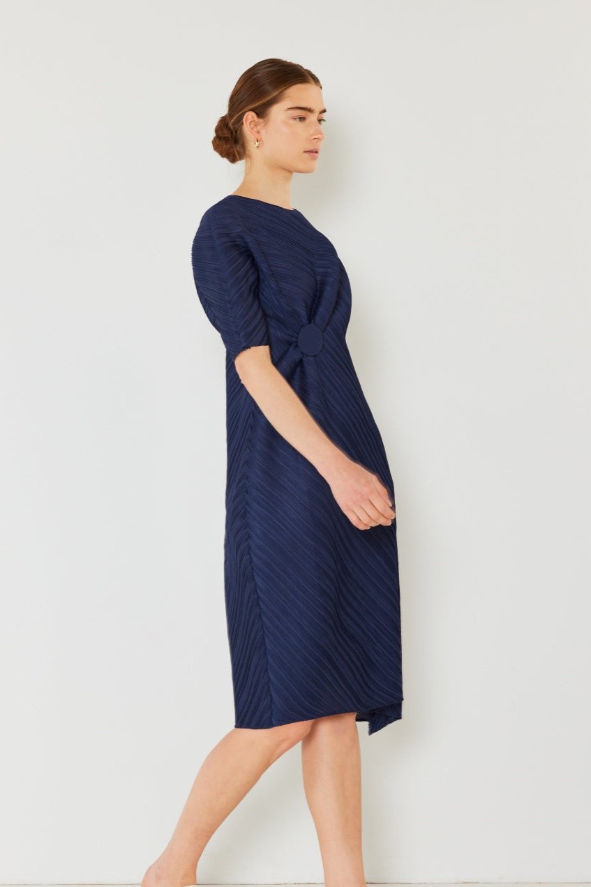 Copenhagen Pleated Dolman Dress