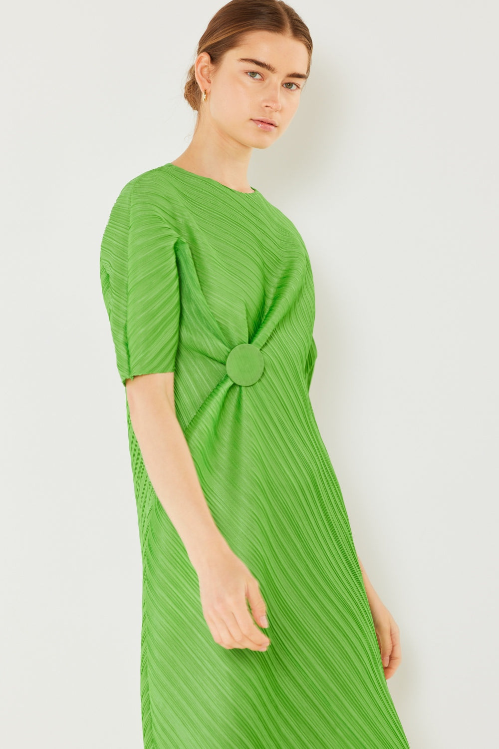 Copenhagen Pleated Dolman Dress