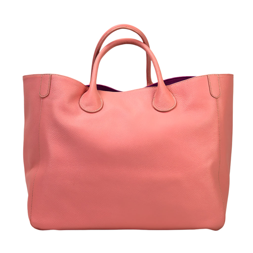 Top Layer Leather Hand-held Fashionable Ladies Tote Bag
