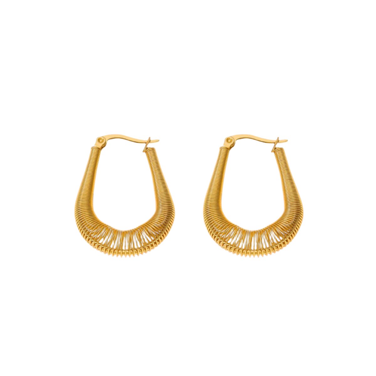 Vicky U Shape Earrings 18K gold-plated