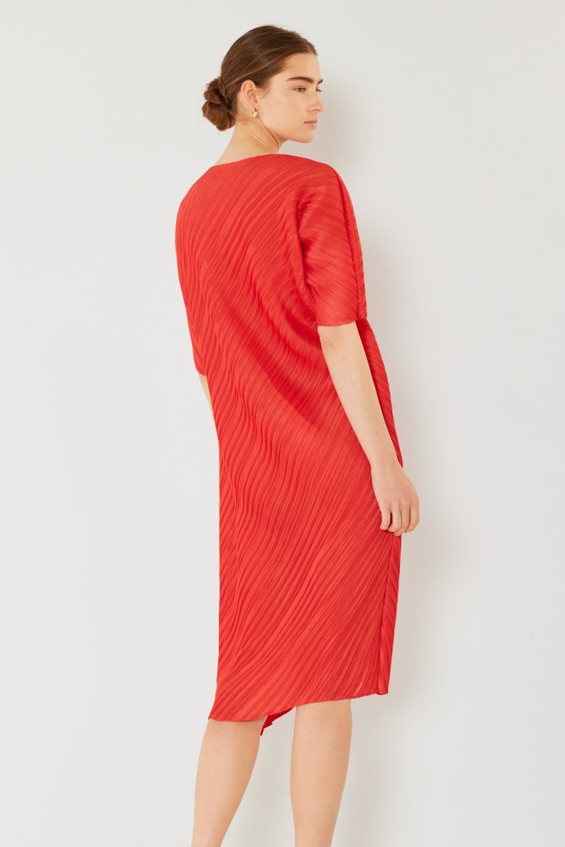 Copenhagen Pleated Dolman Dress