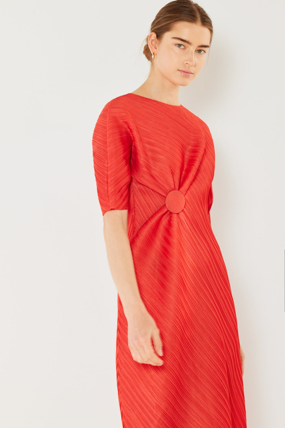 Copenhagen Pleated Dolman Dress