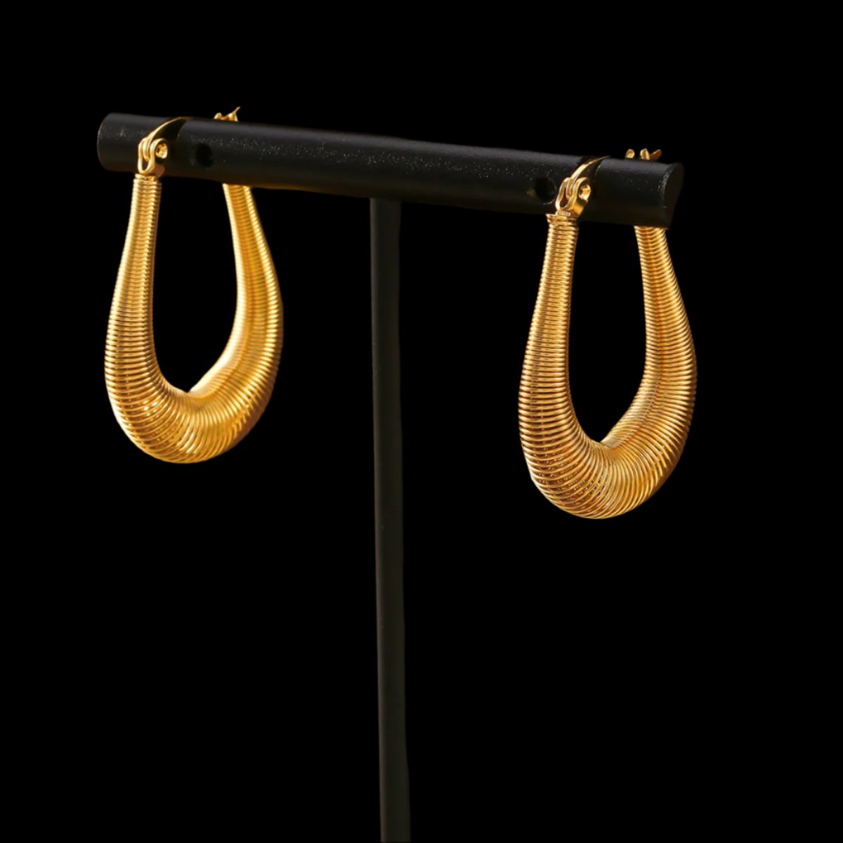 Vicky U Shape Earrings 18K gold-plated